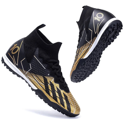 Messi Style High Top Soccer Cleats/TF/FG Professional Football Shoes - The GoatFind