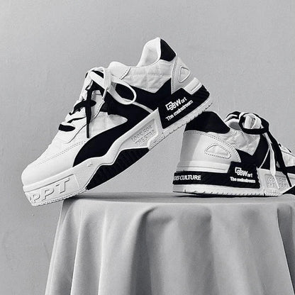 Renzo Premium Two Tones Designer Sneaker Skater Shoes - The GoatFind