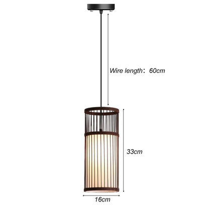 Hand Woven Bamboo Pendant Ceiling Lights/Chandelier Hanging Lamp - The GoatFind