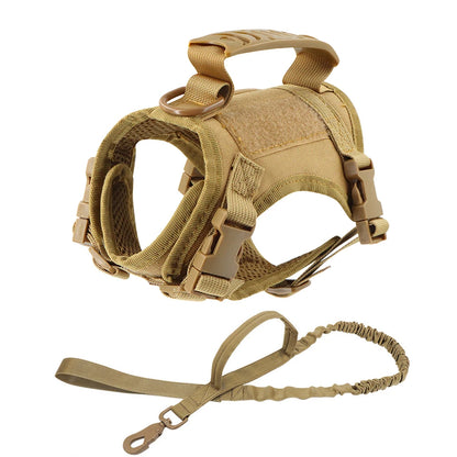 Dog Harness & Leash Set For Small Dog/Cats K9 Vest/Service Working Training - The GoatFind