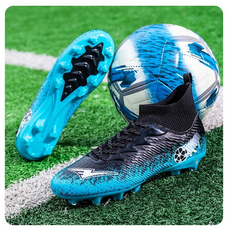 Scoremaster Professional CR7 High Top Soccer Cleats Shoes Youth Adult