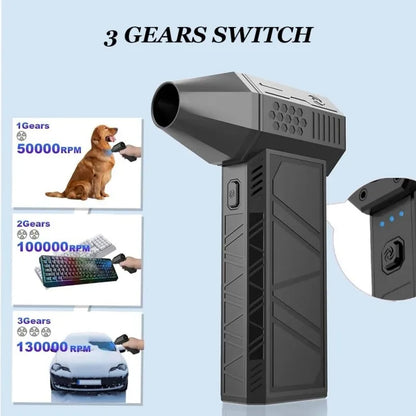 Powerful Air Blower Turbo Jet Blower 130000RPM Motor Turbo Jet Fan - The GoatFind