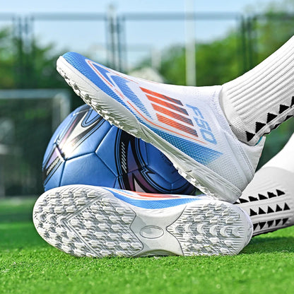 Laceless Soccer Cleats Messi/Salah/Yamal F50 Style Shoes Without lace Youth - The GoatFind