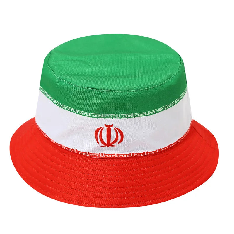 2026 Soccer World Cup National Flag Bucket Hat Reversible Sun Hat