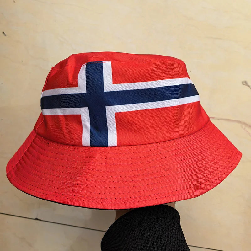 2026 Soccer World Cup National Flag Bucket Hat Reversible Sun Hat