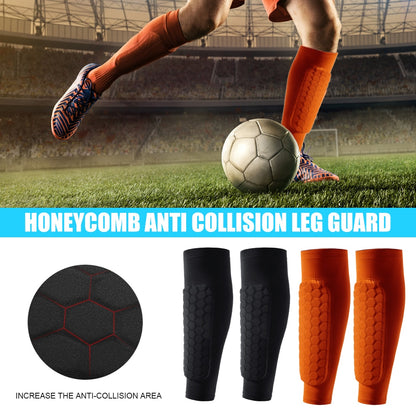 Anti Collision Soccer Shin Guard Pad For Kids/Youth/Adult Compression Sleeve leg guard Shinguard - The GoatFind