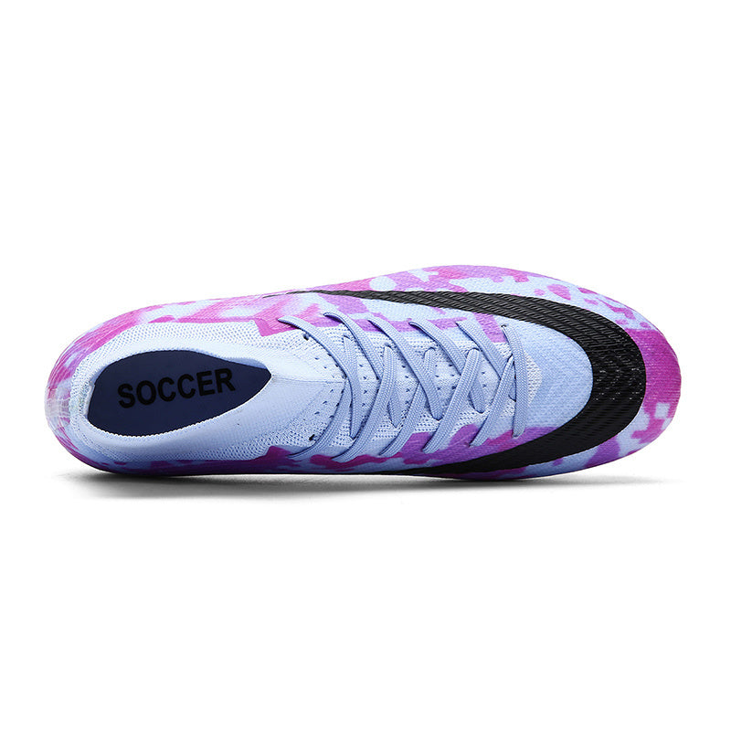 Cristiano Ronaldo Style Dream Team Soccer Shoes/Cleats High Top Youth Adult