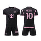 Lionel Messi Miami Pink/Black/Argentina Blue Jersey Youth Kids Adults