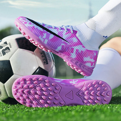 Cristiano Ronaldo Style Dream Team Soccer Shoes/Cleats High Top Youth Adult - The GoatFind