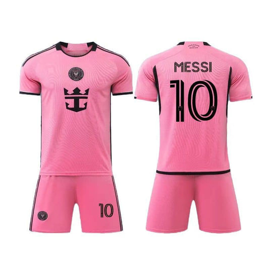 Lionel Messi Miami Pink/Black/Argentina Blue Jersey Youth Kids Adults