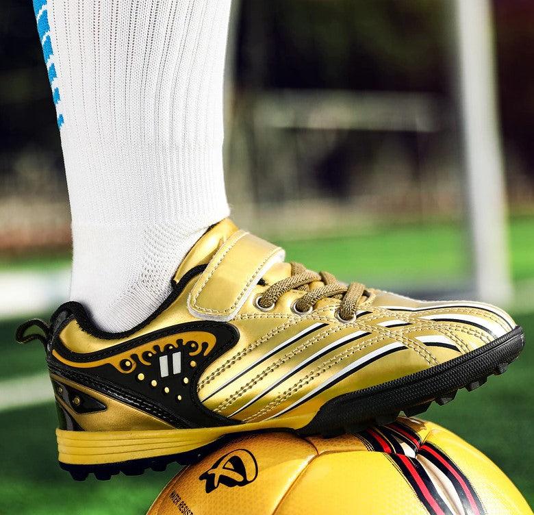 Kids Gold Soccer Cleats
