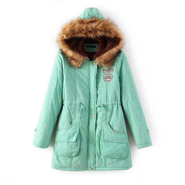 Thick Warm Hooded Fur Winter Jacket Coat Women - The GoatFind