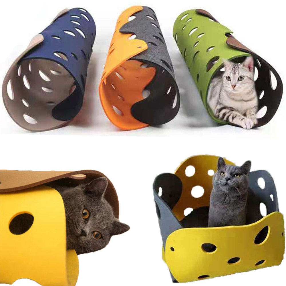 Deformable Kitten Tunnel Hiding Interactive Cat Toy & House - The GoatFind