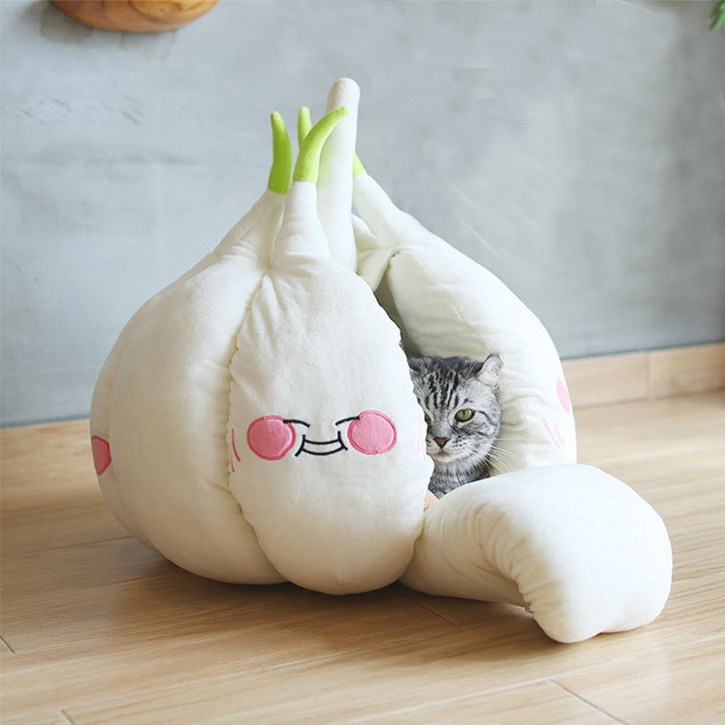 Garlic Cat House Super Soft Cat Bed/Pet Bed