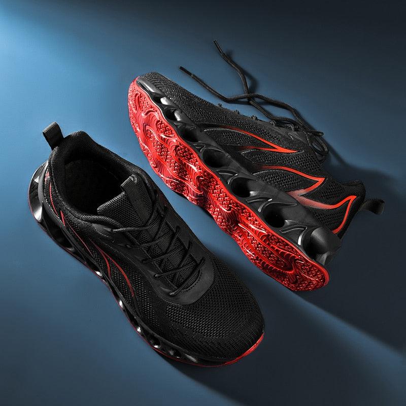 GOATFIND's BLADE Running Flames Sneakers - The GoatFind