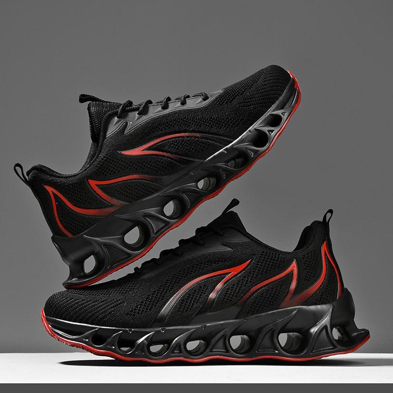 GOATFIND's BLADE Running Flames Sneakers - The GoatFind Black / 6, Black / 6.5, Black / 7, Black / 8, Black / 8.5, Black / 9.5, Black / 10, Black / 11, Black / 12, Black / 13