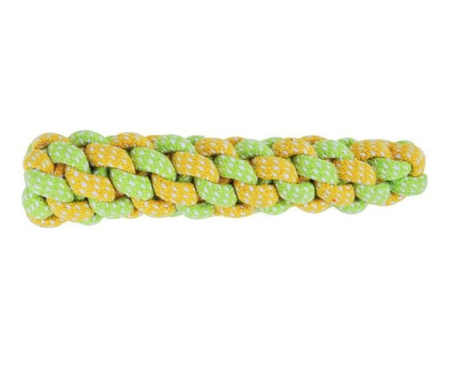 Evergreen Dog Toys/Pull Rope Tug Ball Chew Puppy Toy