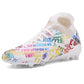 ScoreMaster Dual Colored Mismatched Soccer Shoes Outdoor Cleats - The GoatFind