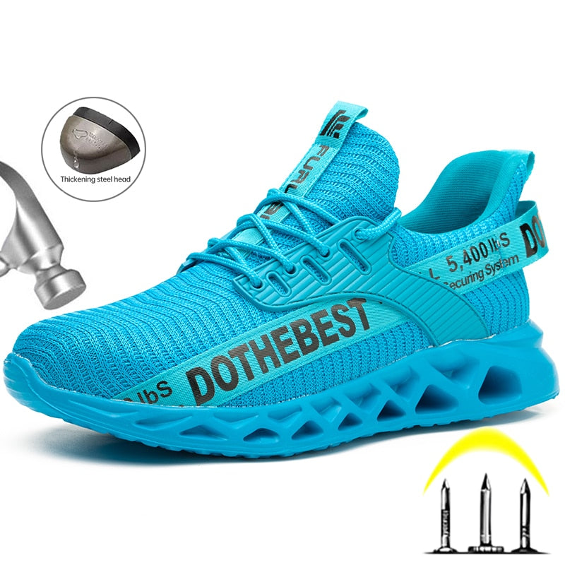 DOTHEBEST Safety Construction Work Sneakers Shoes wt Steel Toe Safety/Anti-Puncture