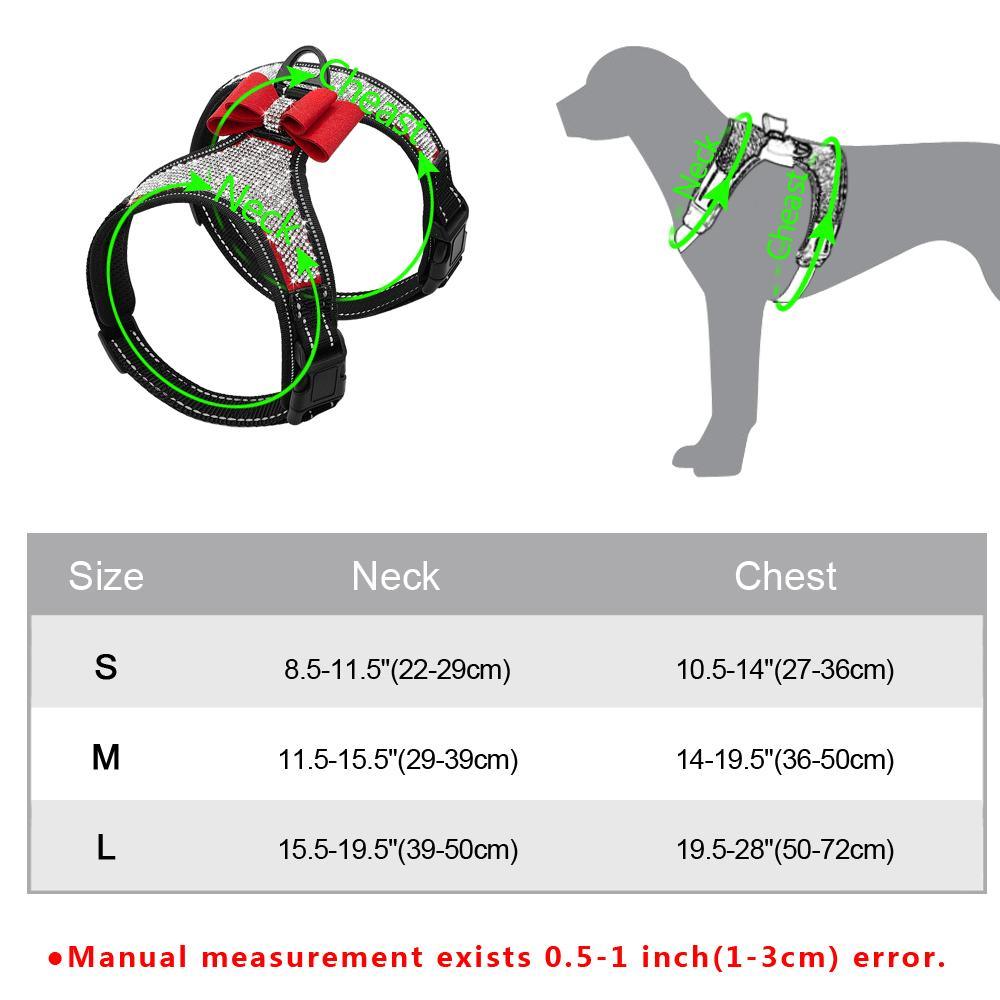 Bedazzled Rhinestone Blinged Dog Harness Vest - The GoatFind