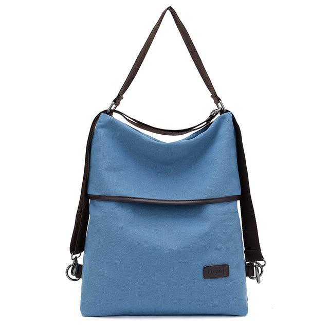 Canvas Hobo Crossbody Handbags/Womens Tote Sac Multifunction Shoulder Bags The GoatFind Blue 33cm x 12cm x 41cm 