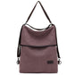 Canvas Hobo Crossbody Handbags/Womens Tote Sac Multifunction Shoulder Bags The GoatFind Purple coffee 33cm x 12cm x 41cm 
