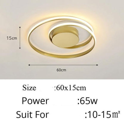 Circular Spiral LED Surface Mounted Ceiling Lights - The GoatFind