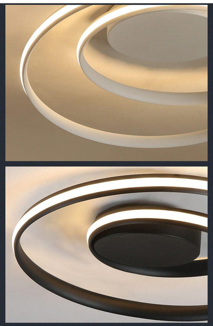 Circular Spiral LED Surface Mounted Ceiling Lights - The GoatFind