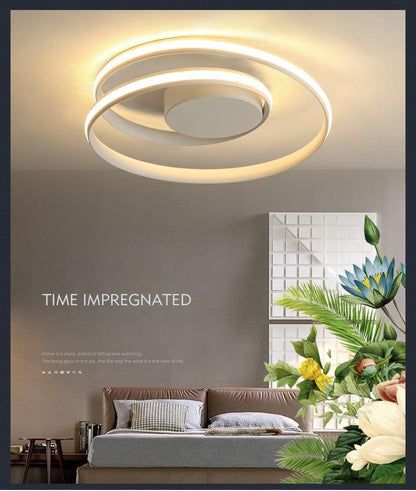 Circular Spiral LED Surface Mounted Ceiling Lights - The GoatFind