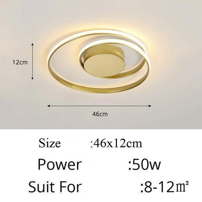 Circular Spiral LED Surface Mounted Ceiling Lights - The GoatFind