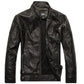 Classic Vintage Leather Jacket - PU Leather Bikers Jacket The G.O.A.T. Find black US XS 