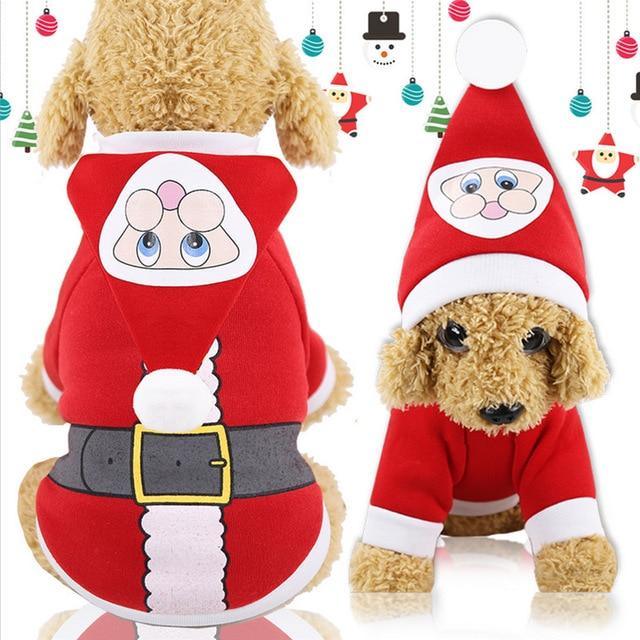 Cute DOG Costumes Jacket for Small/Medium/Large dogs The GoatFind Santacluas Dog Costume L 