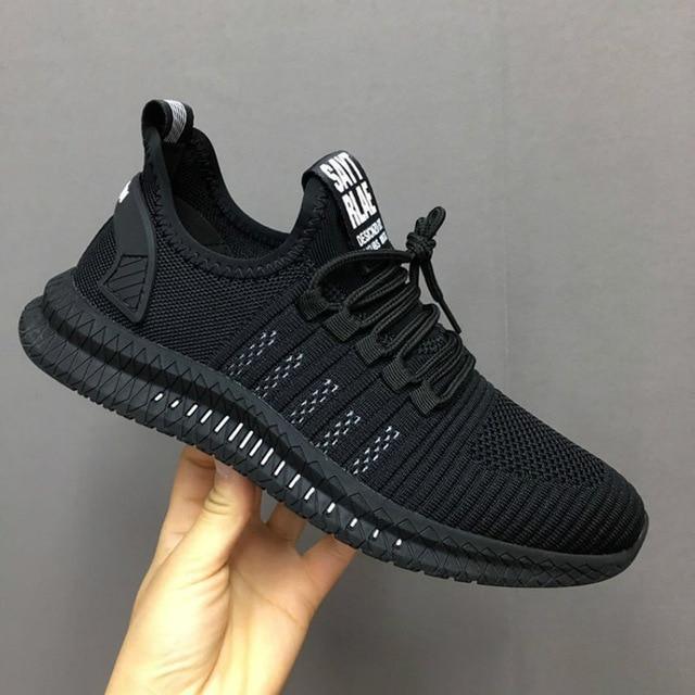 GOAT Vulcan Black Mesh Sneakers Shoes - The GoatFind