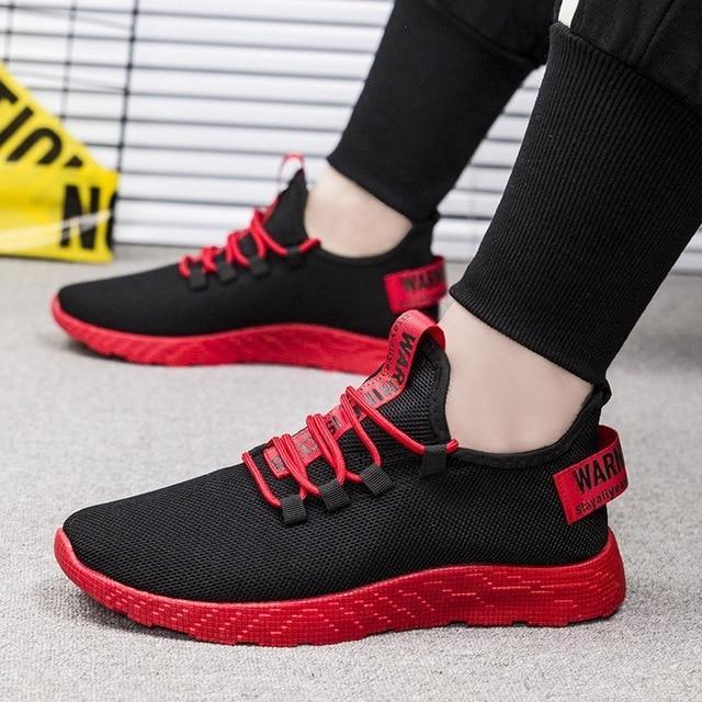 GOAT Vulcan Black Mesh Sneakers Shoes The GoatFind red 8 