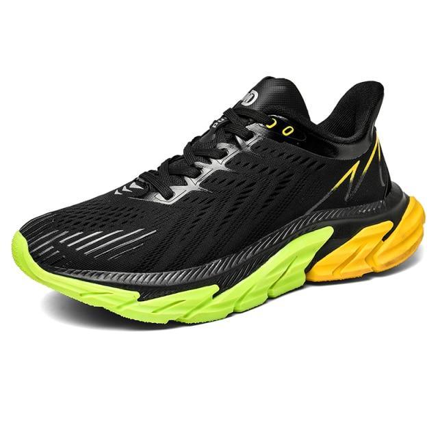 GOT ONE 7 Ultra Light Sports Shoes/Shock Absorption Running Sneakers The GoatFind Black Neon Green 7 