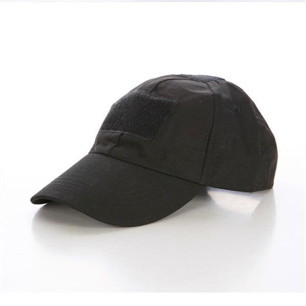 Mens Camouflage Tactical Military Hat Baseball Cap The GoatFind BLACK 