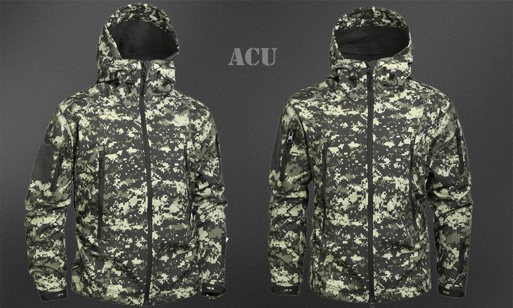 Men's Military Camouflage Fleece Army Tactical Jacket/Windbreakers The GoatFind 