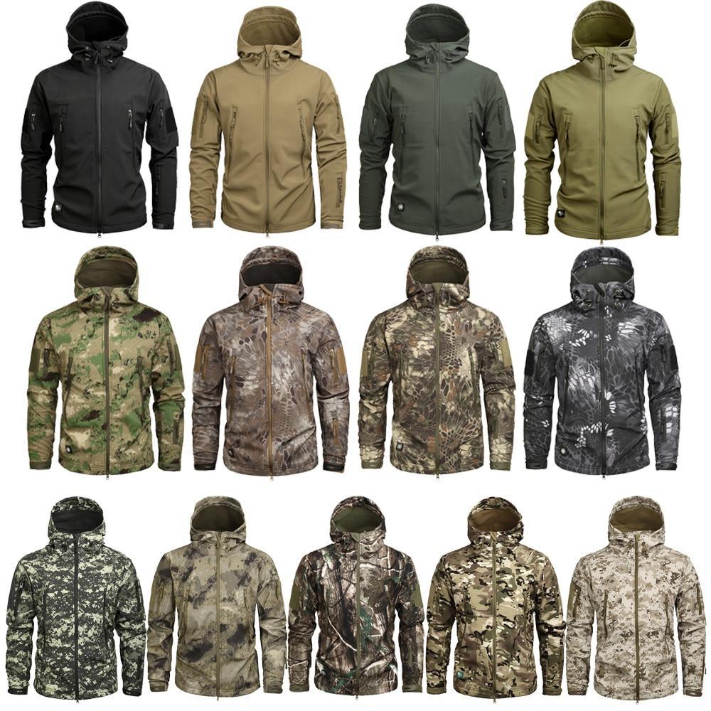Men's Military Camouflage Fleece Army Jacket/Windbreakers - The GoatFind CPOD / XS, CPOD / S, CPOD / M, CPOD / L, CPOD / XL, CPOD / XXL, CPOD / XXXL, CPOD / 4XL, CP / XS, CP / S