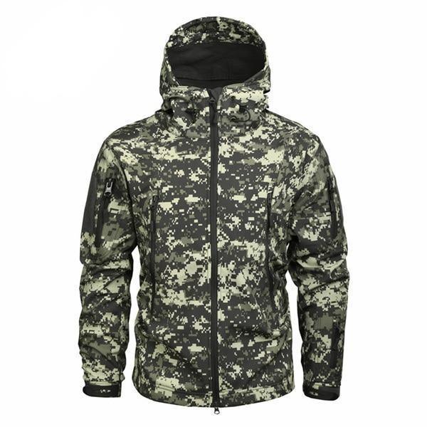Men's Military Camouflage Fleece Army Tactical Jacket/Windbreakers The GoatFind ACU XS 