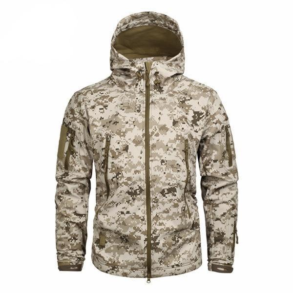 Men's Military Camouflage Fleece Army Tactical Jacket/Windbreakers The GoatFind DD XS 