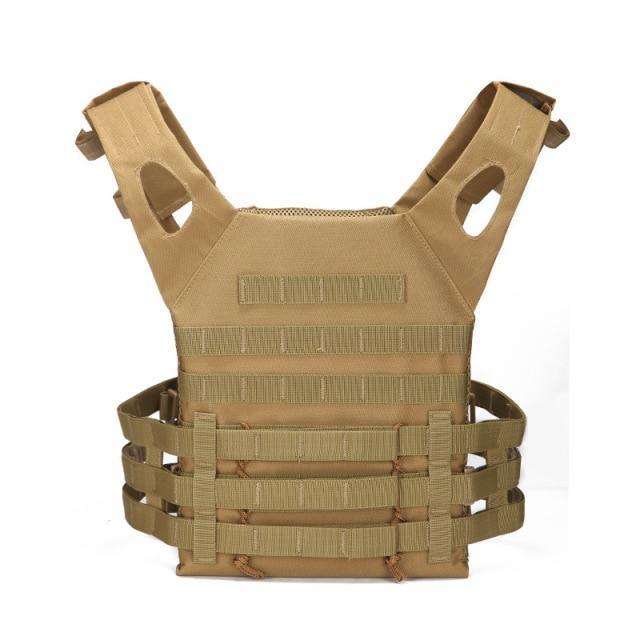 Mens Military Tactical Combat Vest/Hunting Vest Army Adjustable Outdoor The GoatFind Khaki 