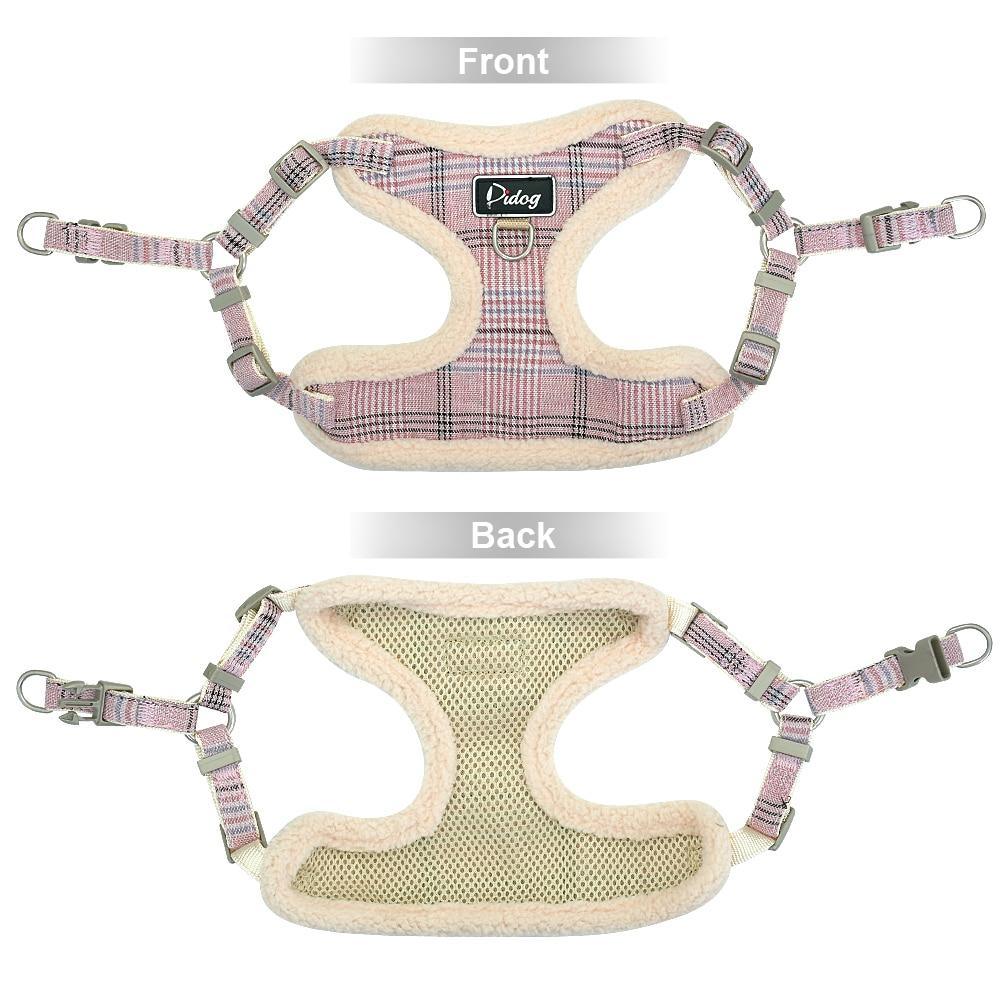 No Pull Small Dog Harness Vest/Adjustable Cat Harness Leash Set For Small Medium Dogs Chihuahua Poms Frenchie The GoatFind 