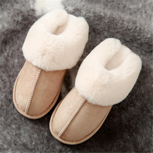 Womens Soft cotton Plush warm Fluffy Home flat slippers - The GoatFind 083 green / 5-6, 083 green / 7-8, 083 green / 9-10, 083 Purple / 5-6, 083 Purple / 7-8, 083 Purple / 9-10, 083  pink / 5-6, 083  pink / 7-8, 083  pink / 9-10, 083 Dark gray / 9-10