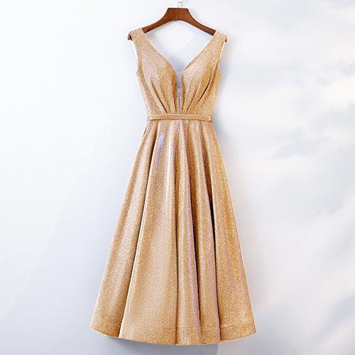 Designer Boutique Shiny Glittering Long Dress - The GoatFind