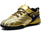 Kids Youth PU Leather Gold Soccer Cleats - The GoatFind