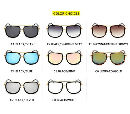 Mens Vintage Wayfarer/Gold Rim/Mens vintage sunglasses - The GoatFind