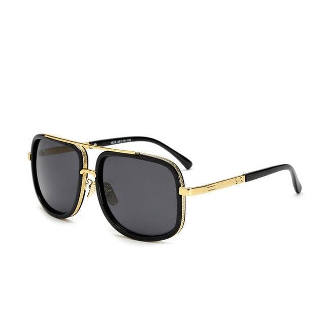 Mens Vintage Wayfarer/Gold Rim/Mens vintage sunglasses - The GoatFind