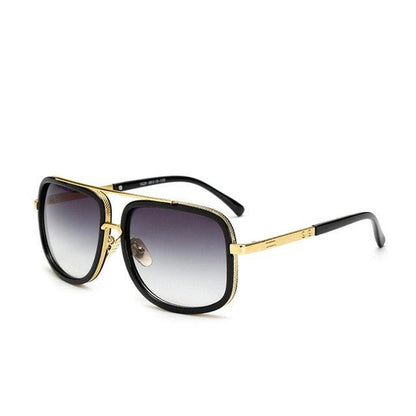 Mens Vintage Wayfarer/Gold Rim/Mens vintage sunglasses - The GoatFind
