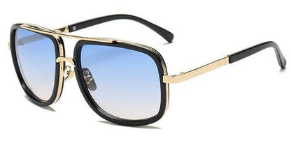 Mens Vintage Wayfarer/Gold Rim/Mens vintage sunglasses - The GoatFind