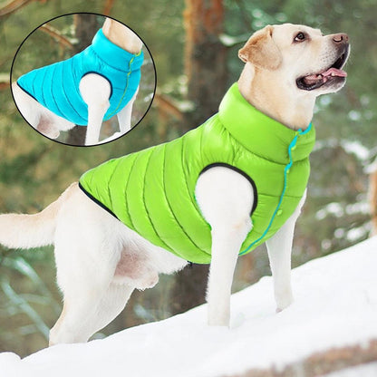 Winter Sherpa Reversible Dog Vest/Dogs 3 layer thick Jacket Coat - The GoatFind